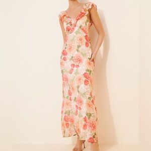Aida Frill Maxi Dress